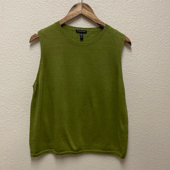 Eileen Fisher Sweaters - Eileen Fisher Organic Linen Blend Sweater Vest Medium